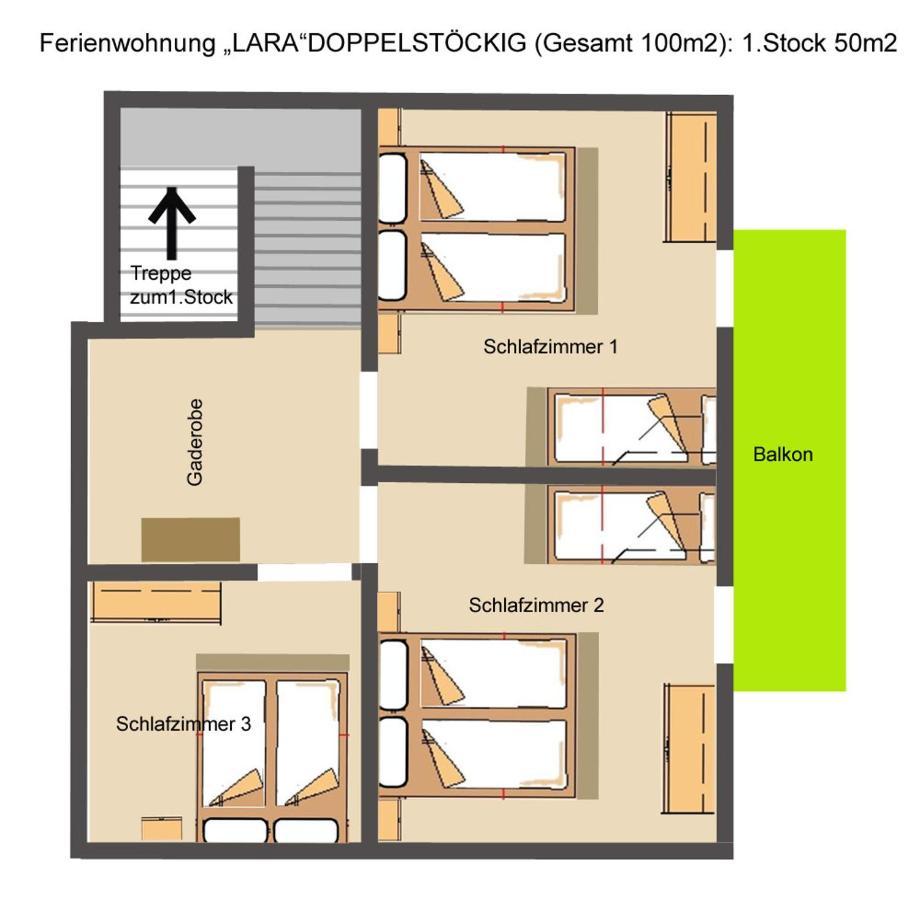 Appartement Lara&Lea Zell am Ziller Exterior foto